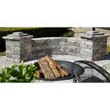 Pavestone RumbleStone Large 3.5 in. x 10.5 in. x 7 in. Greystone Concrete Garden Wall Block (96 Pcs. / 24.5 Face ft. / Pallet)