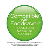 NutriFresh Clear Vacuum Sealer Bag Rolls 7-Roll Multi-Pack
