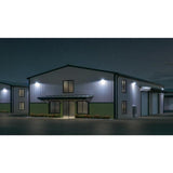 65-Watt Metallic Outdoor Fluorescent Security Wall and Area Light with Dusk to Dawn Photocell Sensor