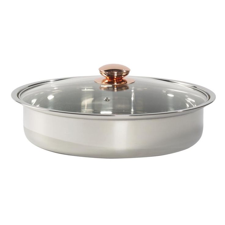 4 Qt. Stainless Steel Round Chafing Dish (8-Piece)