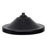 Dual Head Black Outdoor LED Solar Post Lamp