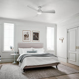 Kichler Sola 54-in Matte White Indoor/Outdoor Ceiling Fan with LED Light (3-Blade)