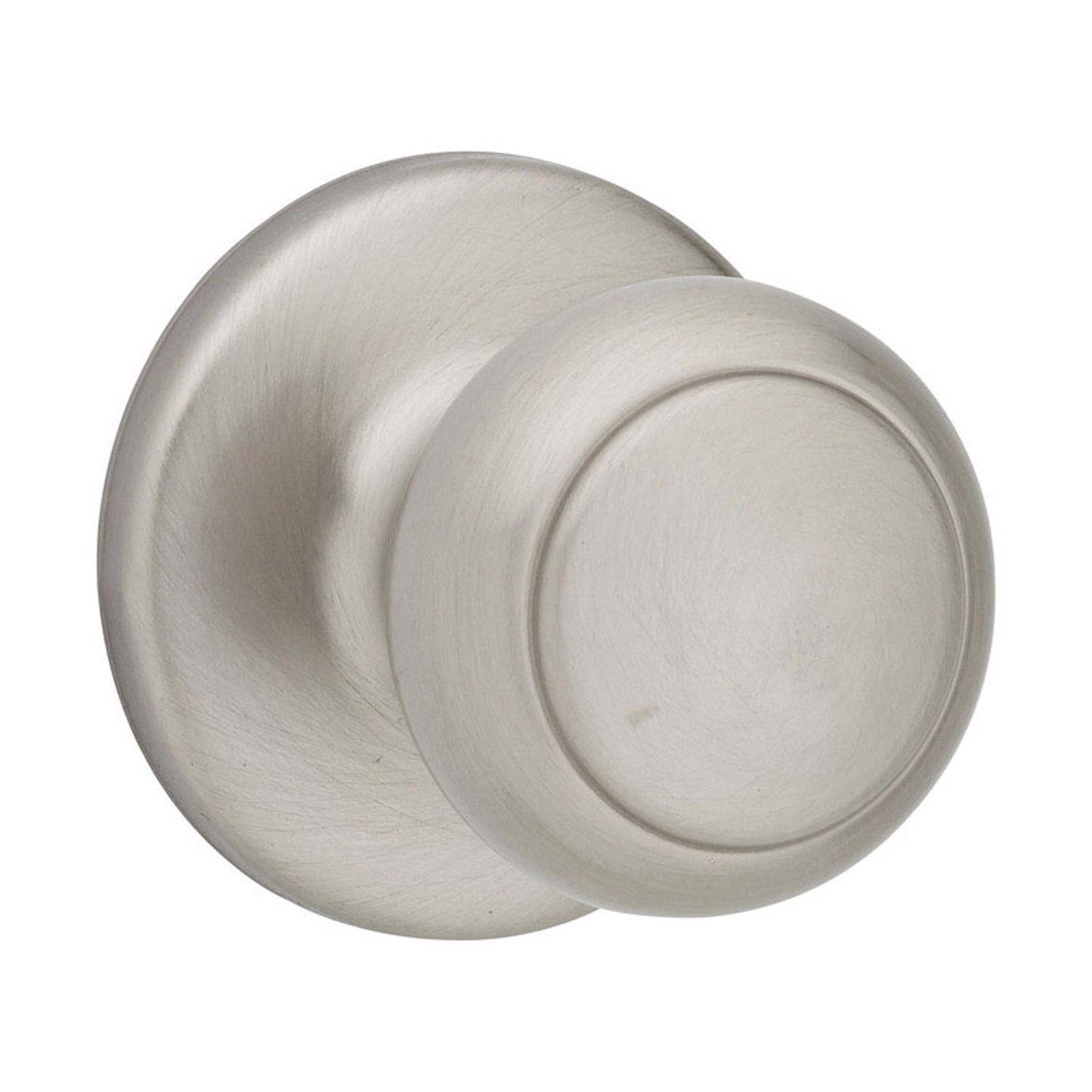 Kwikset Cove Satin Nickel Passage Door Knob, Right or Left Handed