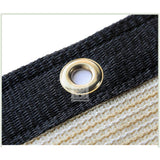 COLOURTREE 8 ft. x 10 ft. Beige Privacy Fence Screen Mesh Fabric Cover Windscreen with Reinforced Grommets for Garden Fence
