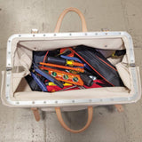 Klein Tools 18 in. Canvas Tool Bag, No. 8 Natural Canvas with Vinyl Bottom (Model 5102-18)