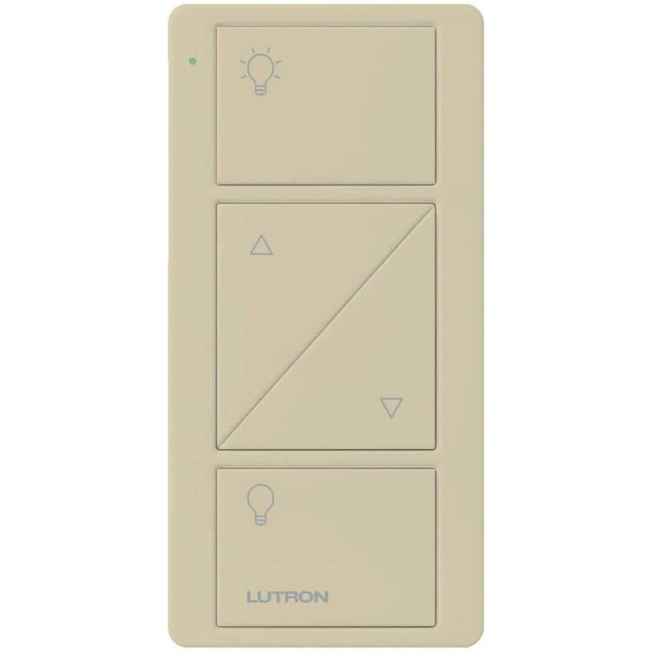 Lutron Pico Smart Remote (2-Button with Raise/Lower) for Caseta Smart Dimmer Switch, Ivory (PJ2-2BRL-GIV-L01)