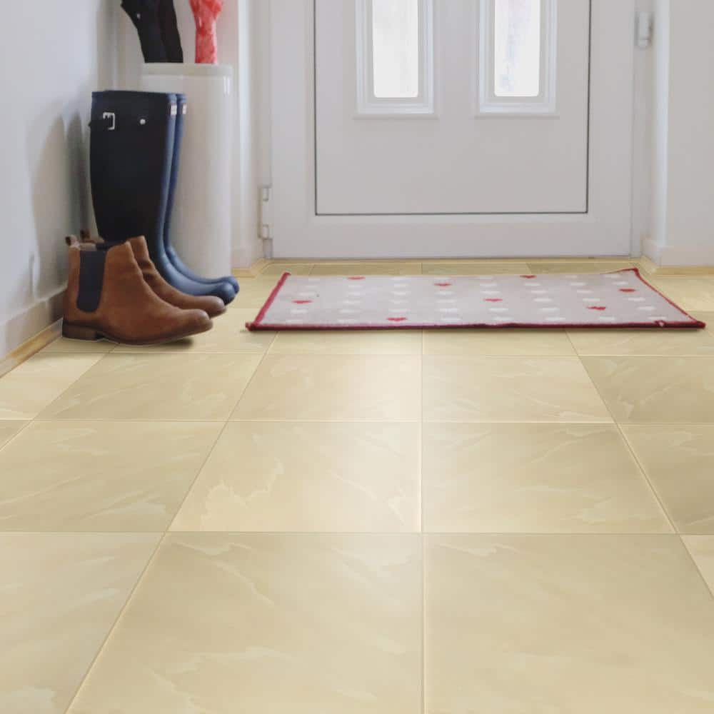 MSI 20 in. x 20 in. Paradiso Cream Polished Porcelain Floor and Wall Tile (19.44 sq. ft./case)