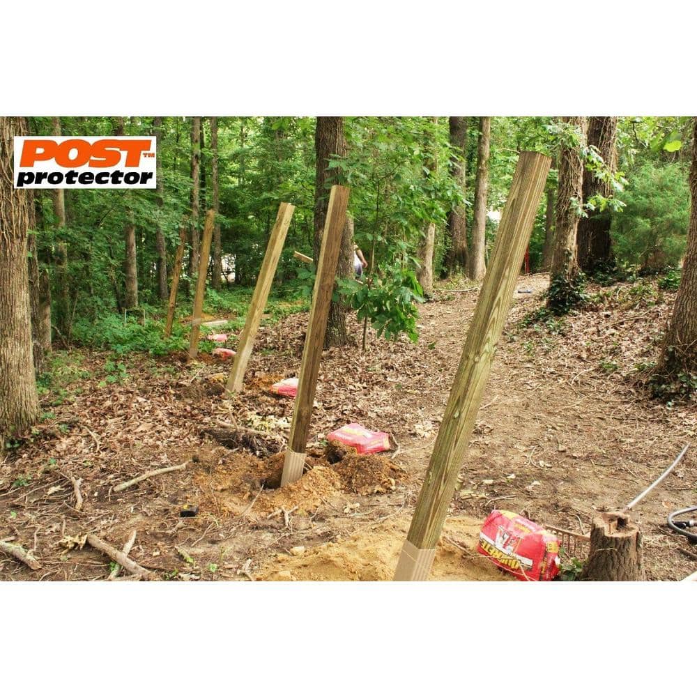 Post Protector 6 in. x 6 in. x 42 in. In-Ground Post Decay Protection
