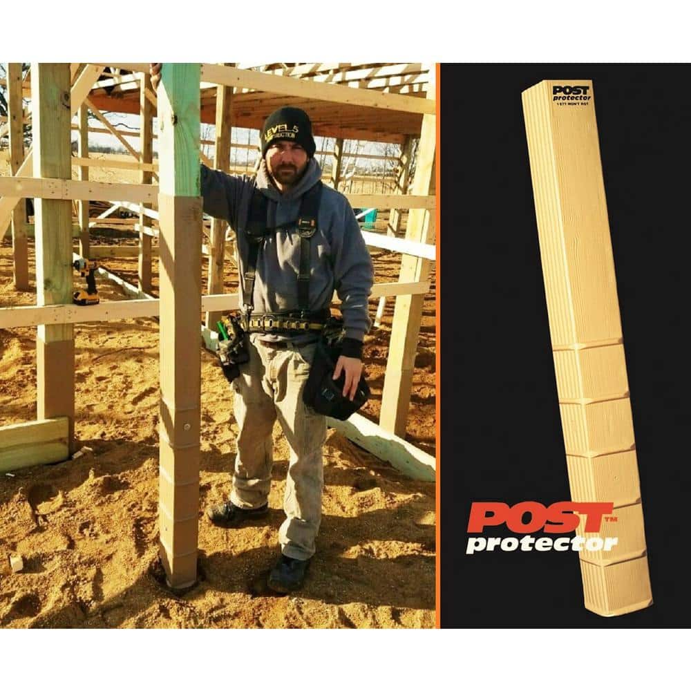 Post Protector 6 in. x 6 in. x 42 in. In-Ground Post Decay Protection