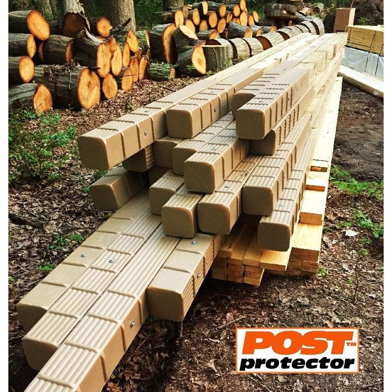 Post Protector 6 in. x 6 in. x 42 in. In-Ground Post Decay Protection
