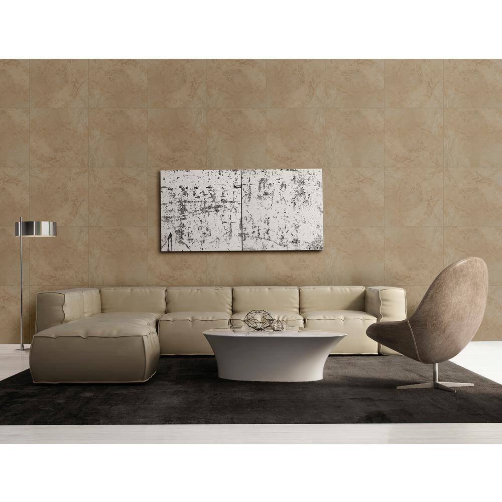 MS International Caliza Stone 20 in. x 20 in. Beige Porcelain Floor Tile (14 sq. ft./Case)