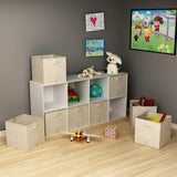 21 Qt. Cube Storage Organizer - Collapsible Fabric Containers for Home or Office (8-Pack)