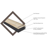 MSI Benson Hickory 7.13 in. W x 48.03 in. L Rigid Core Luxury Vinyl Click Lock Plank Flooring (23.77 sq. ft./Case)