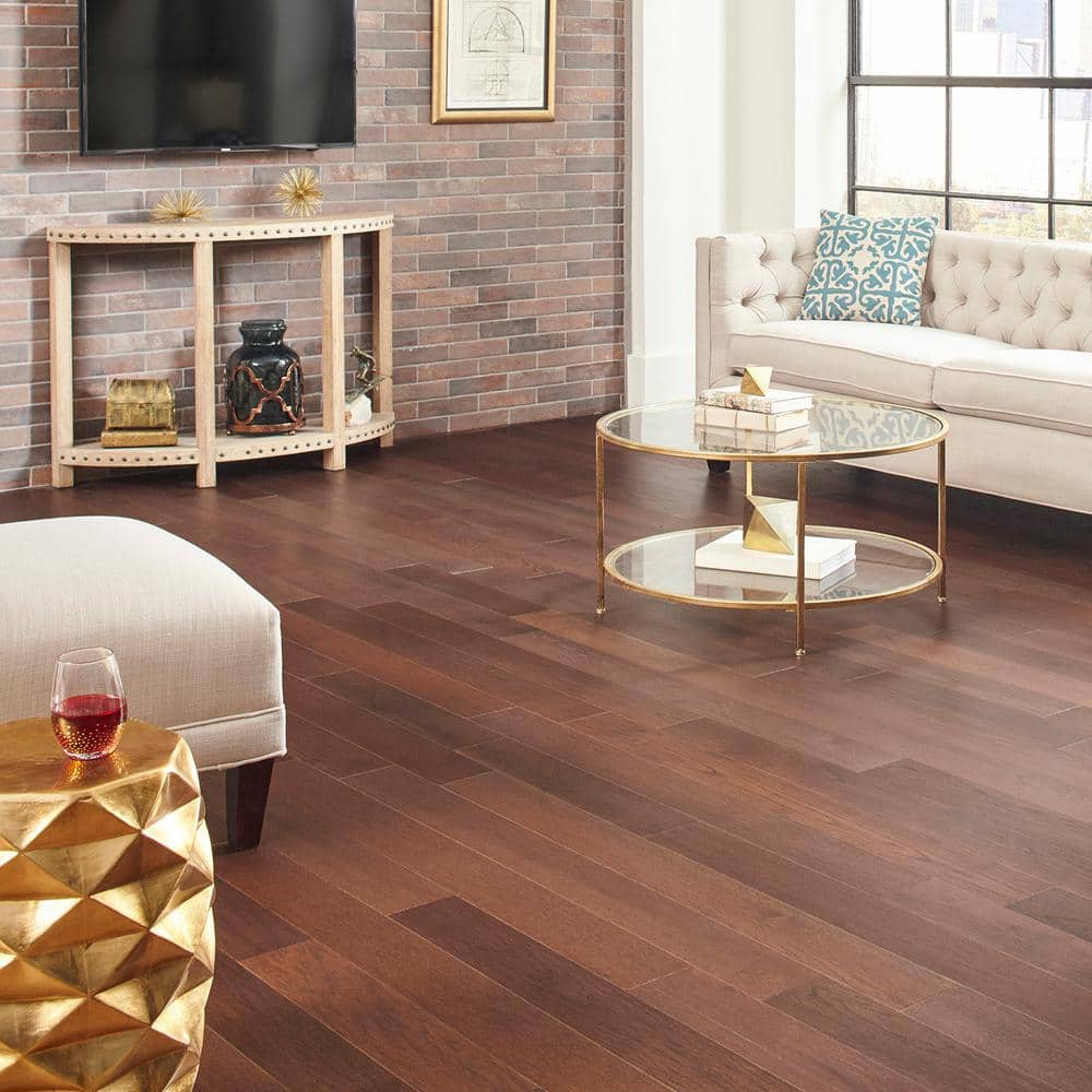 HOMELEGEND Benson Hickory 3/8 in. T x 5 in. W Wire Brushed Engineered Hardwood Flooring (19.7 sqft/case)