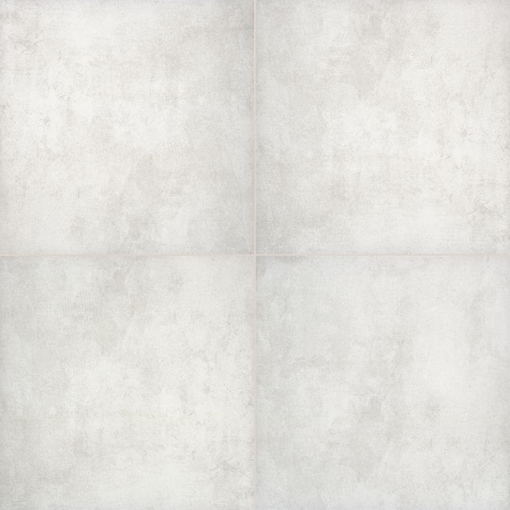 MSI Beton Blanco 2 cm. x 24 in. x 24 in. Matte PorcelainStone Look Paver Tile (2 Pieces/8 sq. ft./Case)