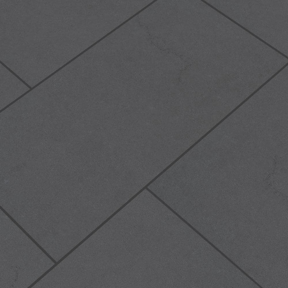 MSI Beton Graphite 12 in. x 24 in. Matte Porcelain Floor and Wall Tile (16 sq. ft. / case)