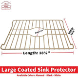 Better Houseware Almond Steel Sink Bottom Grid Protector