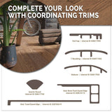 MSI Beverly Mill White Oak XL 1/2 in. T x 7.48 in. W Tongue and Groove Engineered Hardwood Flooring (34.97 sq. ft./case)