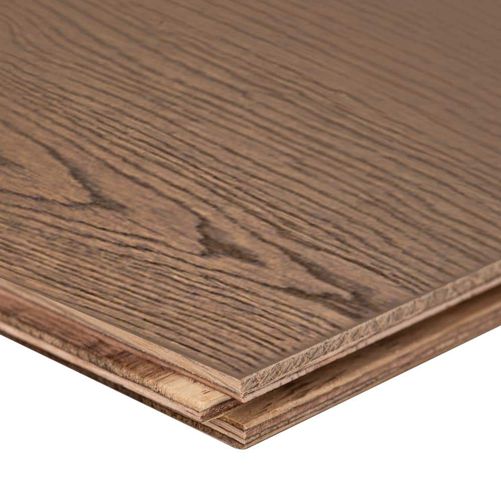 MSI Beverly Mill White Oak XL 1/2 in. T x 7.48 in. W Tongue and Groove Engineered Hardwood Flooring (34.97 sq. ft./case)