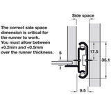 24 in. 2-Way Travel Ball Bearing Drawer Slide Set (1-Pair) - Super Arbor