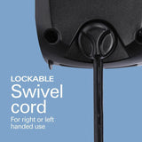 Professional 5-Speed Black Hand Mixer