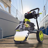 Sun Joe Commercial Series 1800 PSI Max 1.6 GPM Electric Pressure Washer with Wall Mount, Roll Cage and Hose Reel