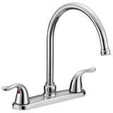 Impression Collection 2-Handle Standard Kitchen Faucet in Brushed Nickel - Super Arbor