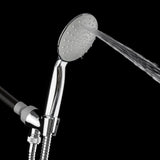 2-Spray 4.63 in. Single Wall Mount Handheld Adjustable Shower Head in Chrome - Super Arbor