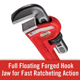 18 in. Heavy-Duty Straight Pipe Wrench - Super Arbor