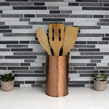Copper Steel Utensil Caddy