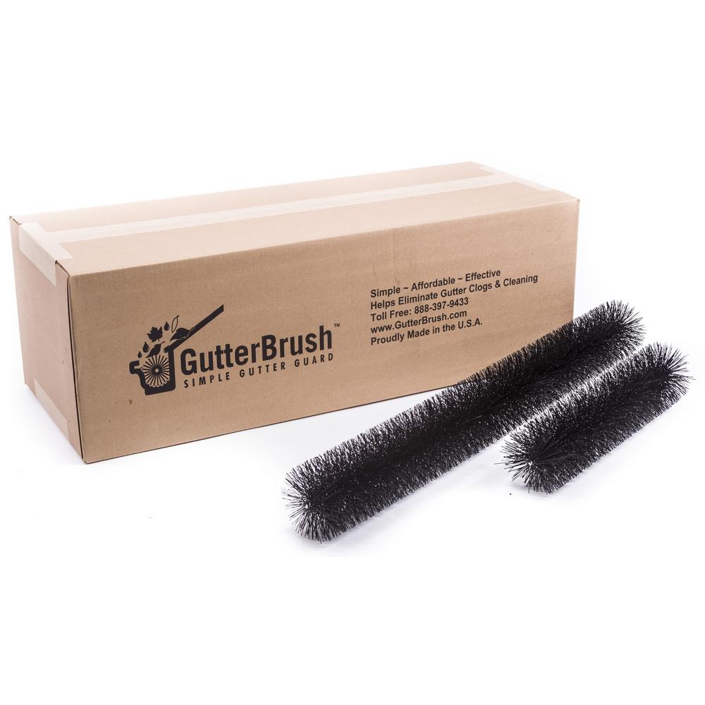 Standard 5 in. - 60 ft. Pack Max-Flow Filter Brush Gutter Guard - Super Arbor