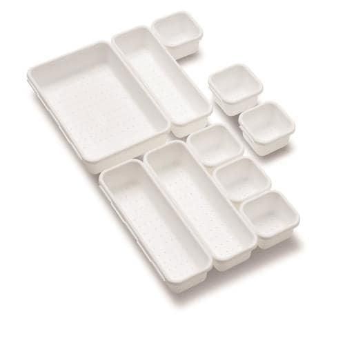 Style Selections 16-in x 12.75-in Plastic Multi-Use Insert Drawer Organizer