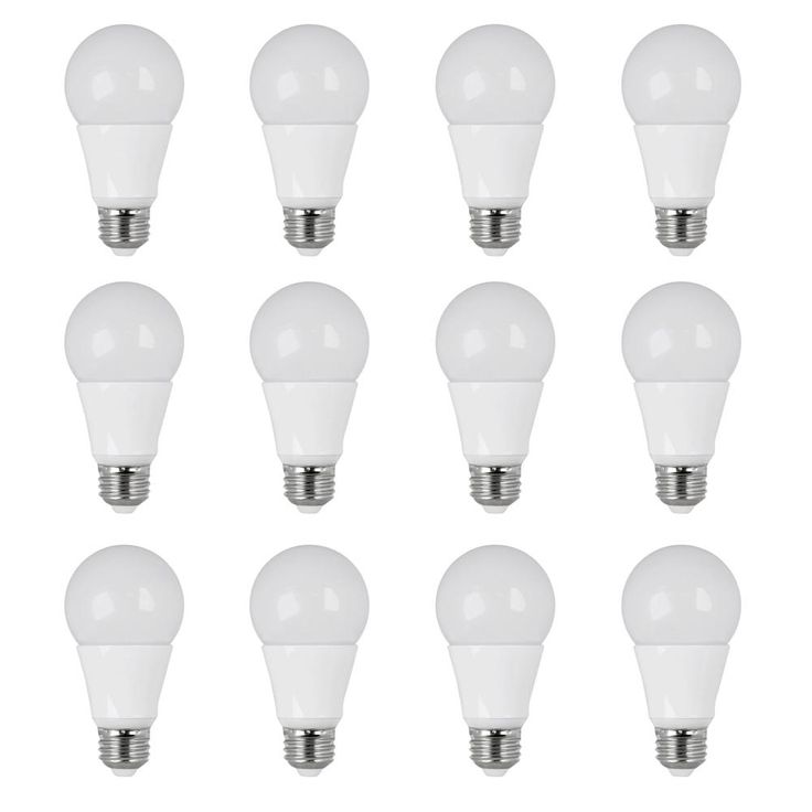 Feit Electric 60W Equivalent Warm White (3000K) A19 Dimmable LED Energy Star Light Bulb (12-Pack)
