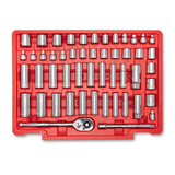 Crescent 1/4 in., 3/8 in., and 1/2 in. Drive SAE/Metric Mechanics Tool Set with 3-Drawer Storage Case (229-Piece)