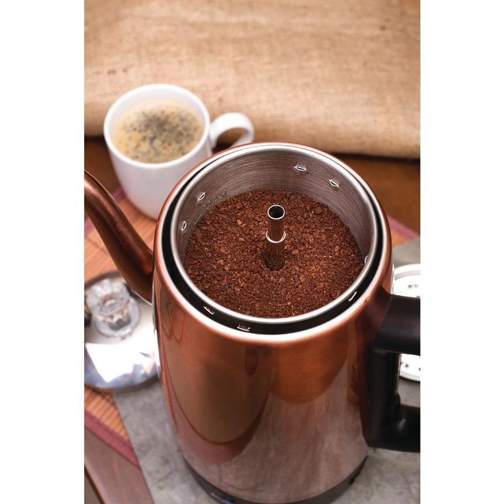 8-Cup Copper Electric Percolator