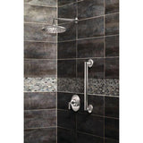 Arris 36 in. Concealed Screw Grab Bar in Chrome - Super Arbor