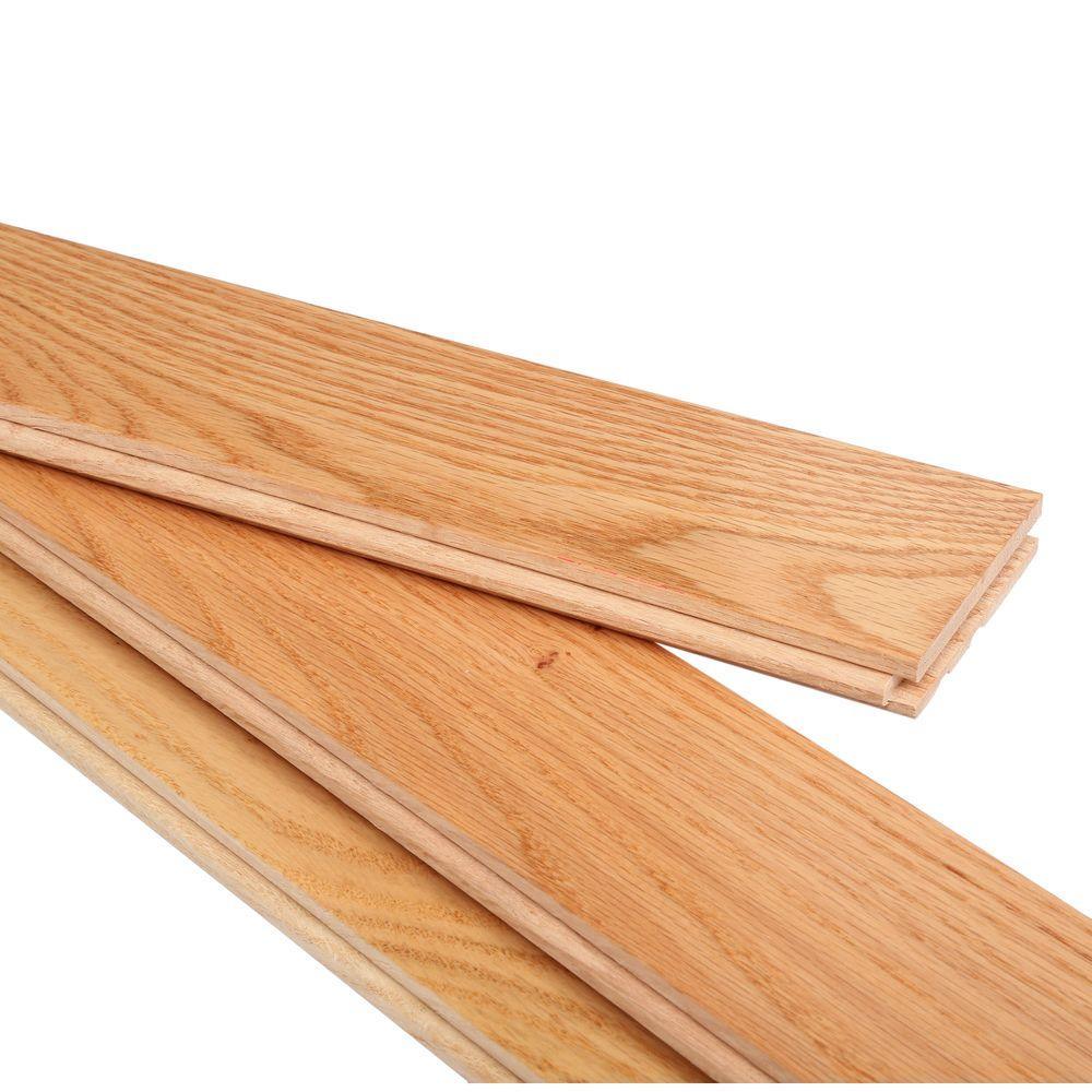 Bruce American Originals Natural Red Oak 3/4 in. T x 3-1/4 in. W x Varying L Solid Hardwood Flooring (22 sq. ft. /case) - Super Arbor