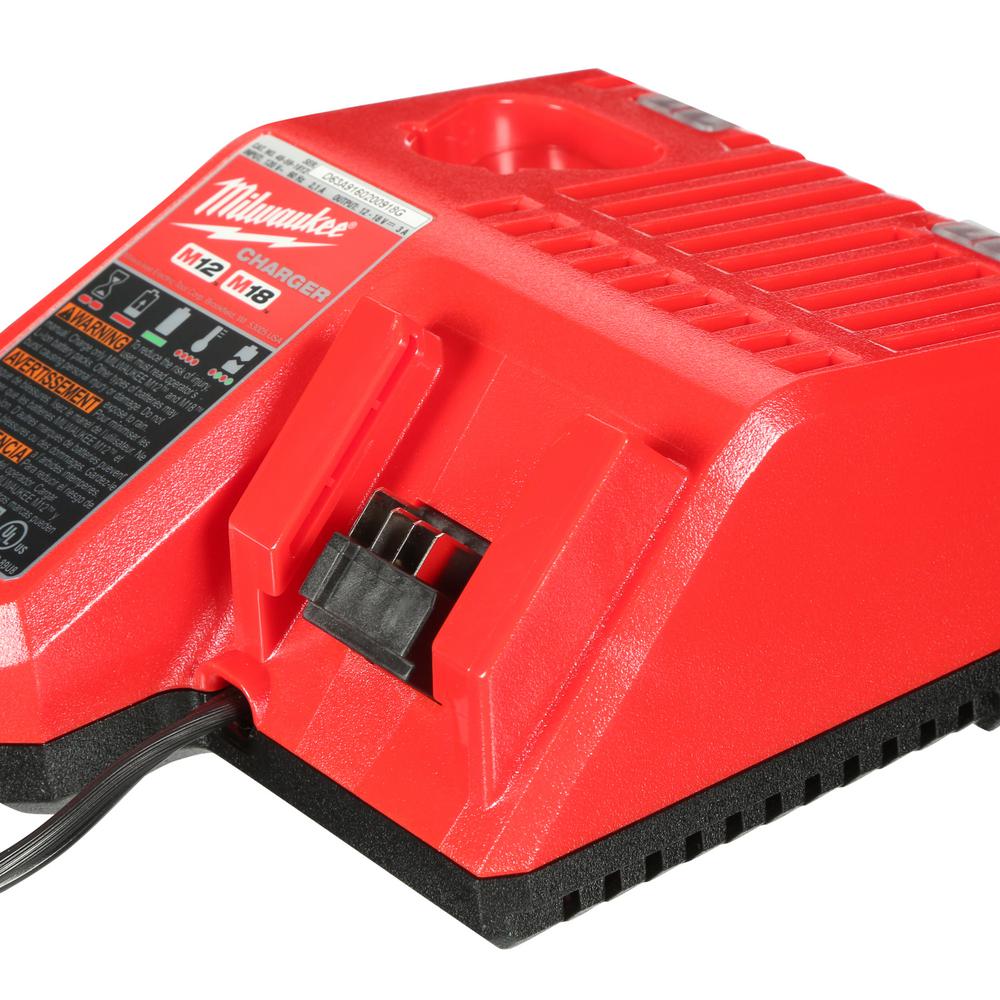 M18 18-Volt Lithium-Ion Cordless 3/8 in. Right-Angle Drill with M18 Starter Kit with One 5.0 Ah Battery and Charger