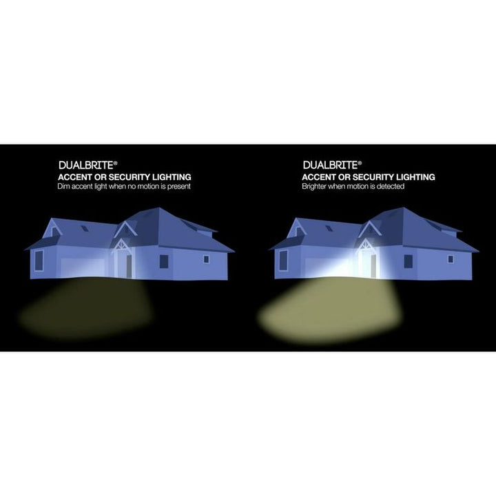 Heath Zenith 240° Bronze Motion Activated Outdoor Flood Light