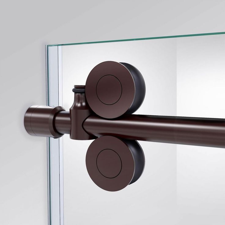 DreamLine Enigma-XO 68-72 in. W x 76 in. H Fully Frameless Sliding Shower Door in Oil Rubbed Bronze