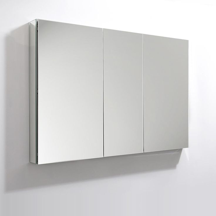 49 in. W x 36 in. H x 5 in. D Frameless Recessed or Surface-Mounted Bathroom Medicine Cabinet