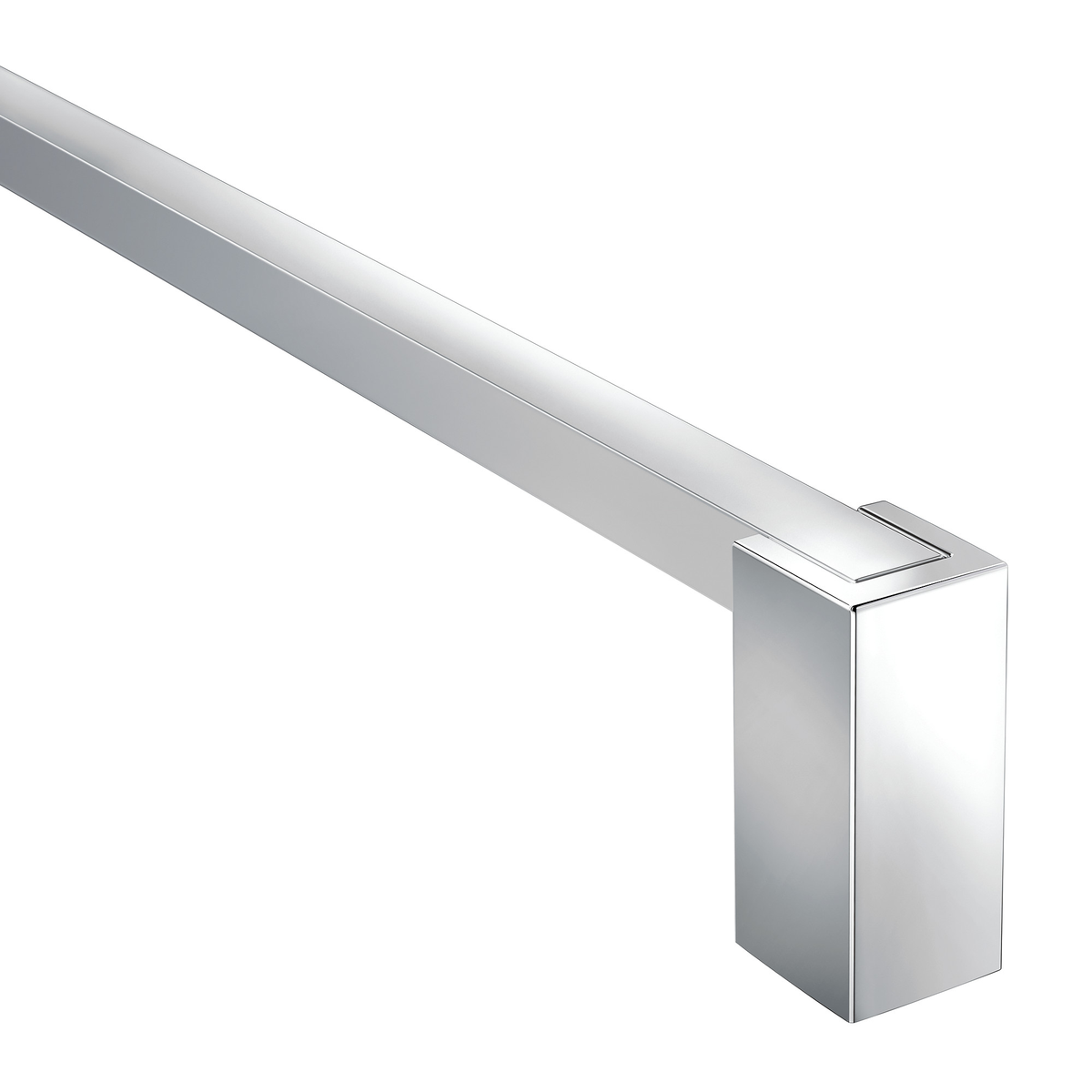 Moen Kyvos 24-in Brushed Nickel Wall Mount Single Towel Bar
