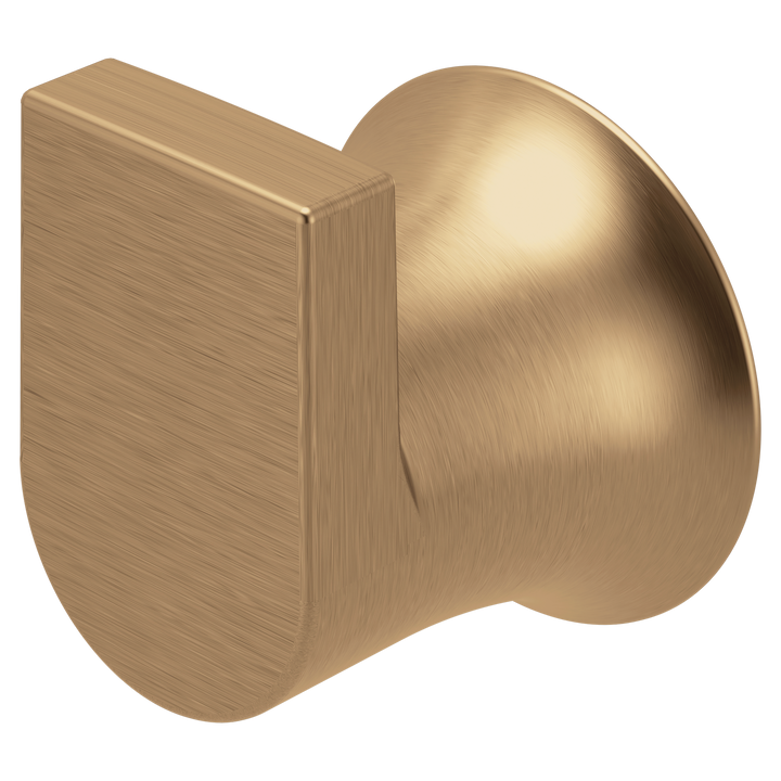 Moen Genta Single Hook Matte Black Towel Hook