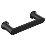 Moen Genta LX 7-in Matte Black Wall-Mount Hand Towel Bar