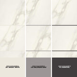 Daltile Selwyn Bianco Calacatta 12 in. x 12 in. Glazed Porcelain Floor and Wall Tile, Matte, 14.55 sq. ft. per Case