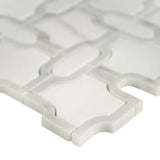 MSI Bianco Gridwork 12 in. x 12 in. Polished Marble Floor and Wall Tile (10 sq. ft./Case)