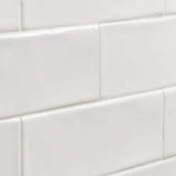 Ivy Hill Tile Birmingham Bianco 3 in. x 12 in. 8mm Polished Ceramic Subway Tile (5.38 sq. ft. / box)
