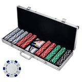 Bike Lane 500 Dice Style Poker Chip Set