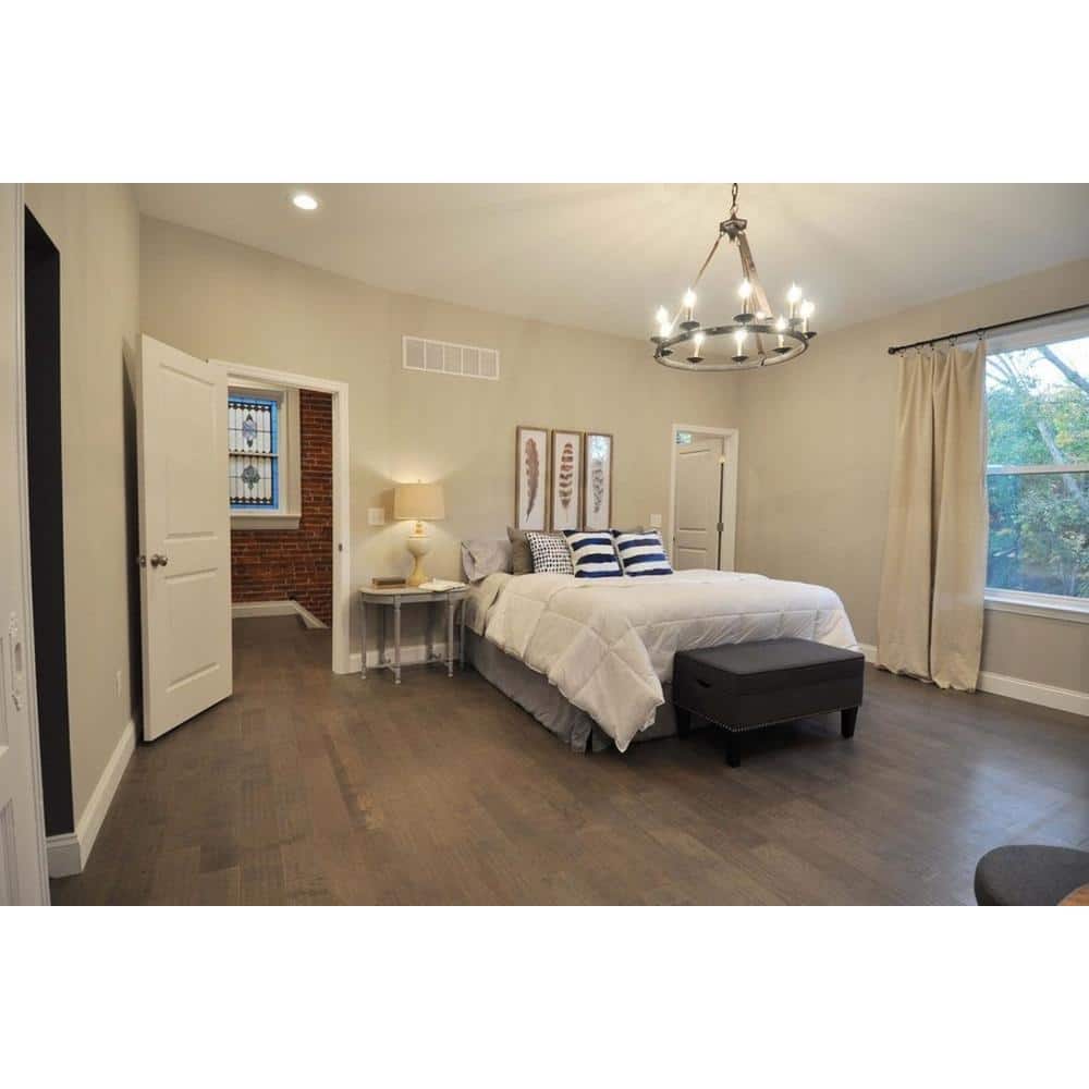 NATU Heritage Monroe Birch 3/8 in. T x 5 in. W Tongue and Groove Hand Scraped Engineered Hardwood Flooring (32.8 sq.ft./case)