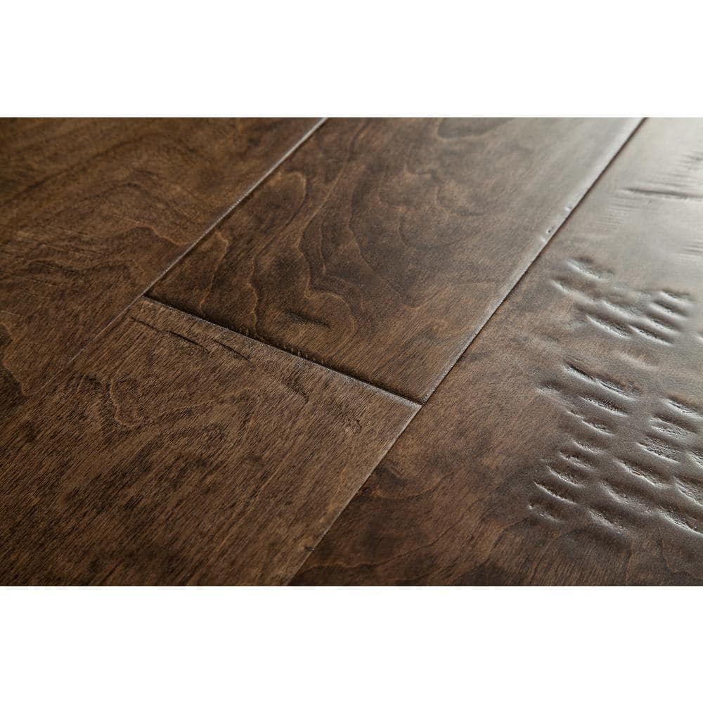 NATU Heritage Venus Birch 3/8 in. T x 5 in. W Tongue and Groove Hand Scraped Engineered Hardwood Flooring (32.8 sq.ft./case)